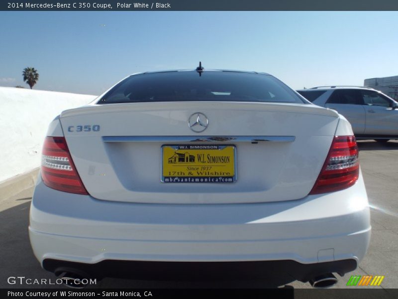 Polar White / Black 2014 Mercedes-Benz C 350 Coupe