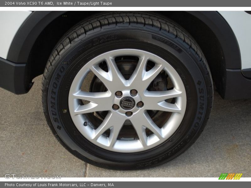 Ice White / Taupe/Light Taupe 2004 Volvo XC90 T6 AWD