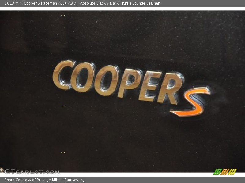 Absolute Black / Dark Truffle Lounge Leather 2013 Mini Cooper S Paceman ALL4 AWD