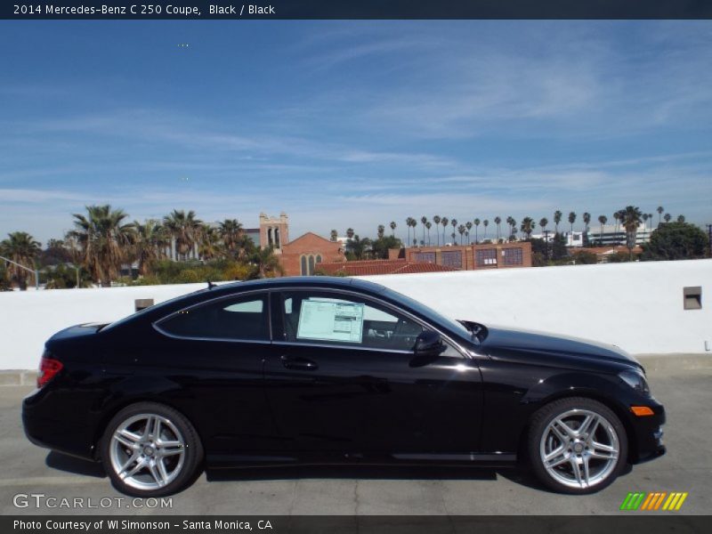 Black / Black 2014 Mercedes-Benz C 250 Coupe