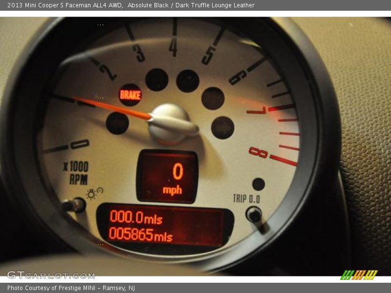 Absolute Black / Dark Truffle Lounge Leather 2013 Mini Cooper S Paceman ALL4 AWD