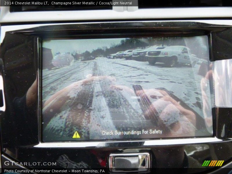 Champagne Silver Metallic / Cocoa/Light Neutral 2014 Chevrolet Malibu LT