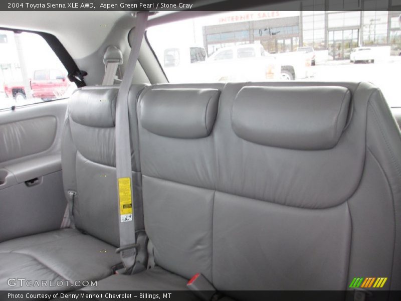 Aspen Green Pearl / Stone Gray 2004 Toyota Sienna XLE AWD