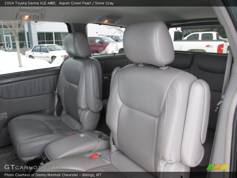Aspen Green Pearl / Stone Gray 2004 Toyota Sienna XLE AWD