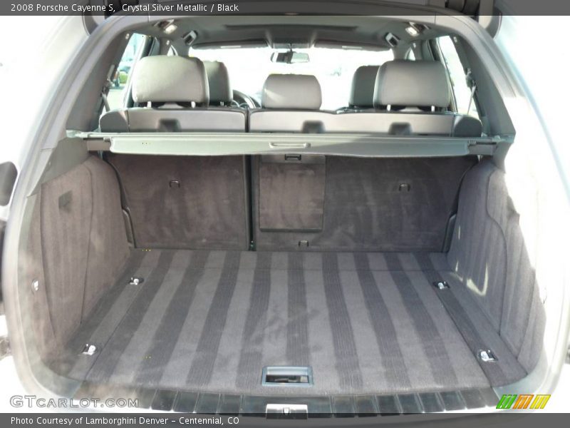 Crystal Silver Metallic / Black 2008 Porsche Cayenne S