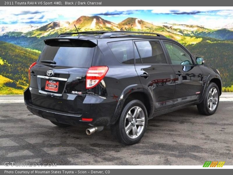Black / Dark Charcoal 2011 Toyota RAV4 V6 Sport 4WD