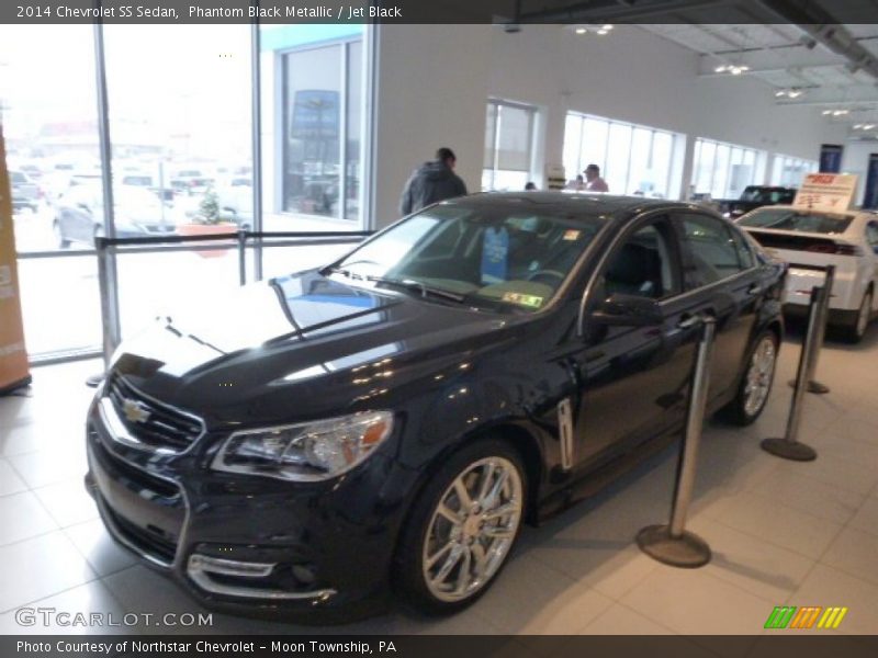 Phantom Black Metallic / Jet Black 2014 Chevrolet SS Sedan