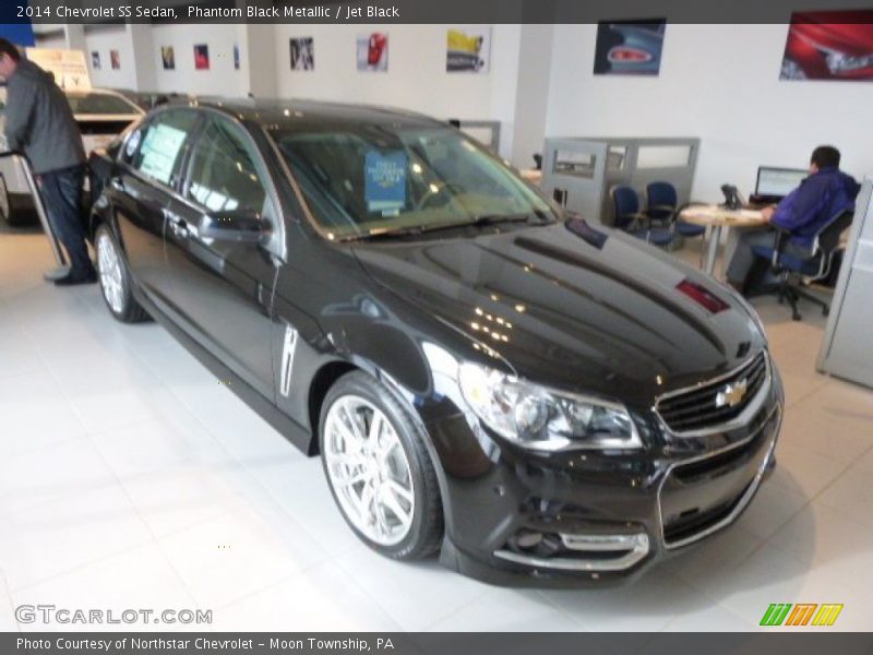 Phantom Black Metallic / Jet Black 2014 Chevrolet SS Sedan