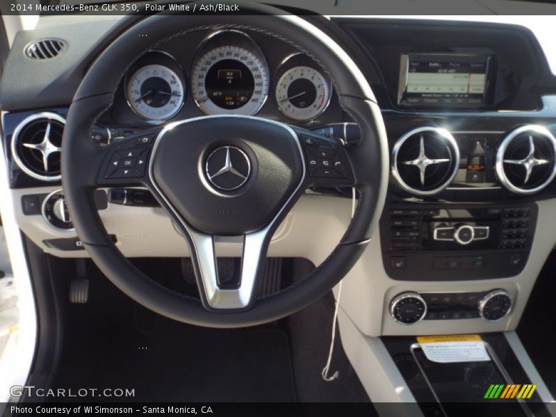 Polar White / Ash/Black 2014 Mercedes-Benz GLK 350