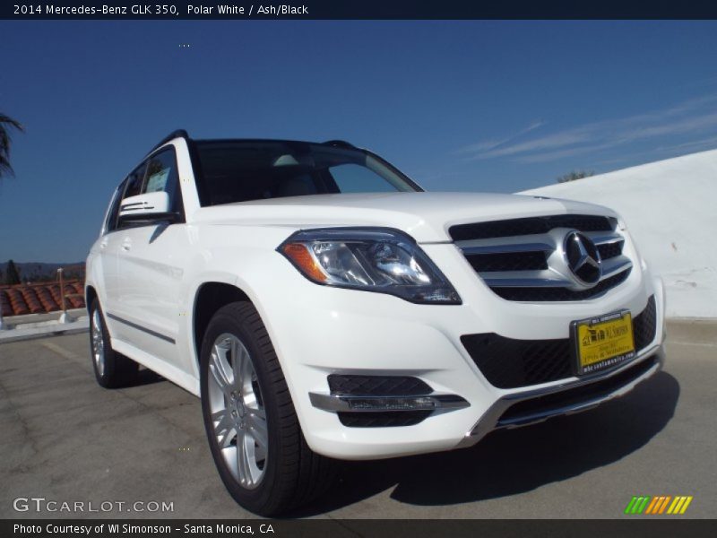 Polar White / Ash/Black 2014 Mercedes-Benz GLK 350
