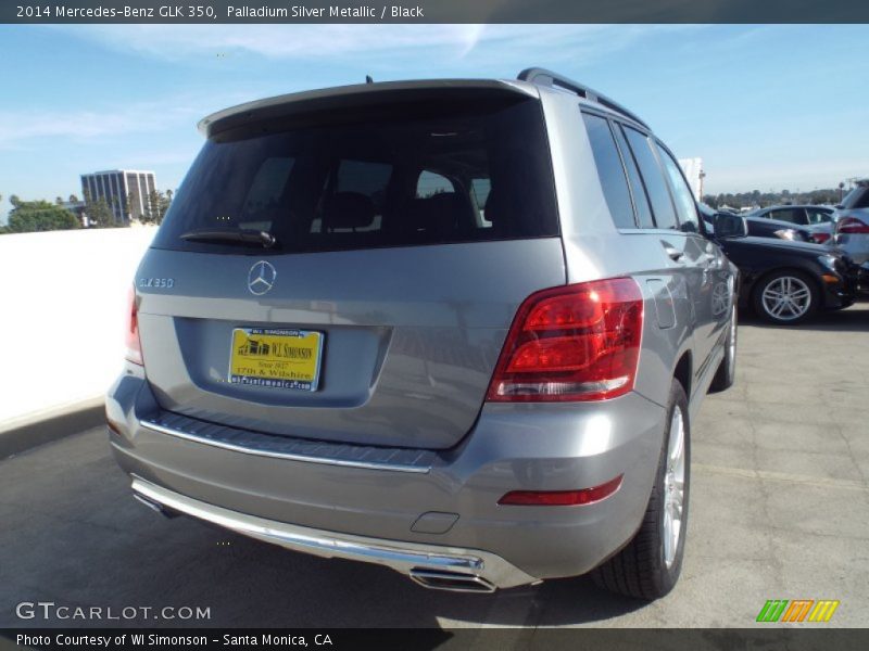 Palladium Silver Metallic / Black 2014 Mercedes-Benz GLK 350