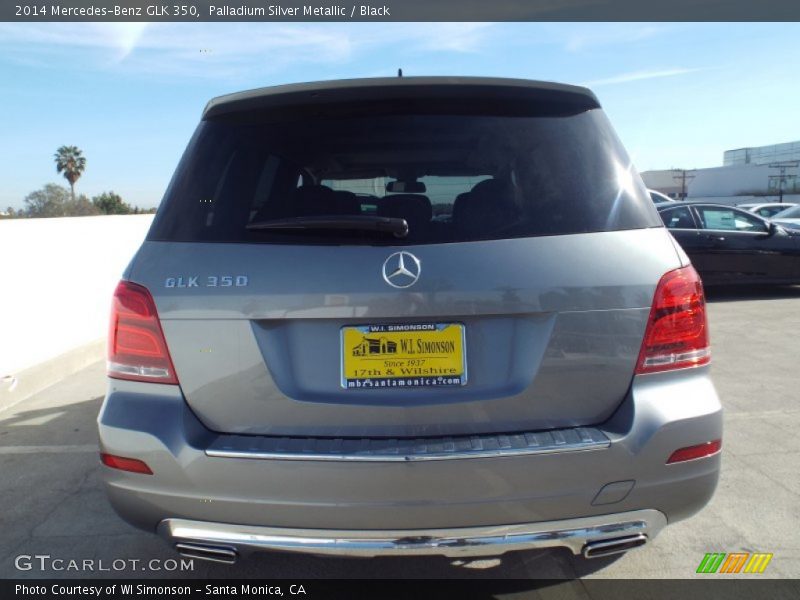 Palladium Silver Metallic / Black 2014 Mercedes-Benz GLK 350