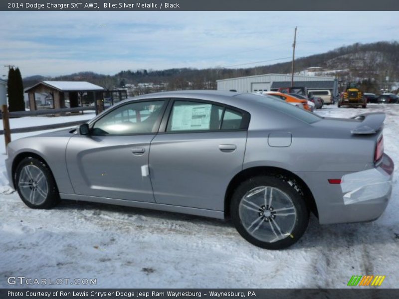 Billet Silver Metallic / Black 2014 Dodge Charger SXT AWD
