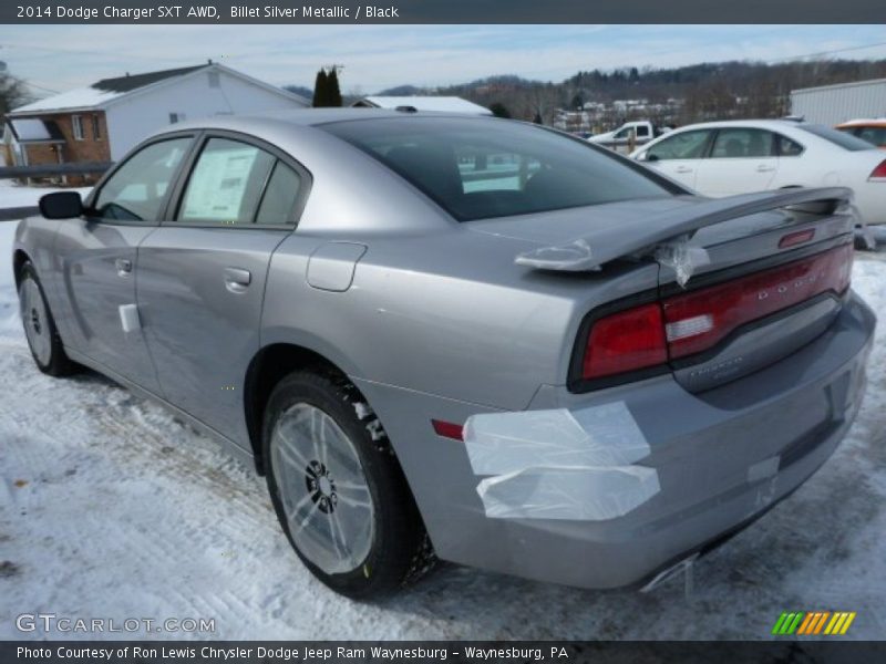Billet Silver Metallic / Black 2014 Dodge Charger SXT AWD