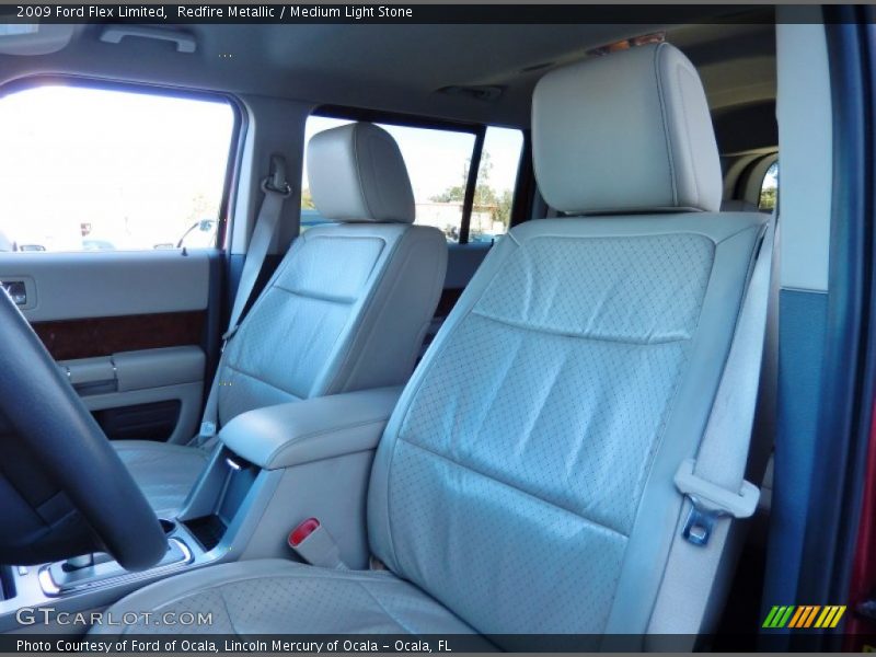 Redfire Metallic / Medium Light Stone 2009 Ford Flex Limited