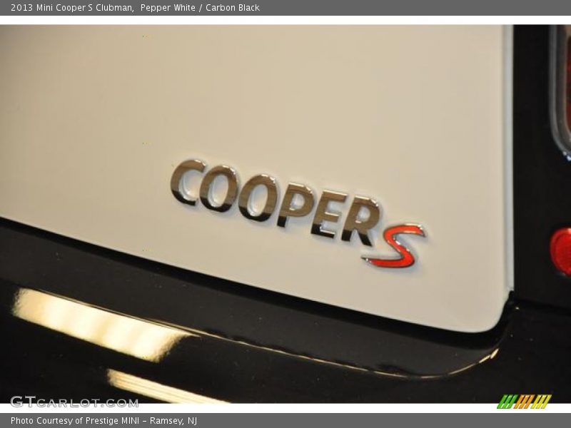 Pepper White / Carbon Black 2013 Mini Cooper S Clubman