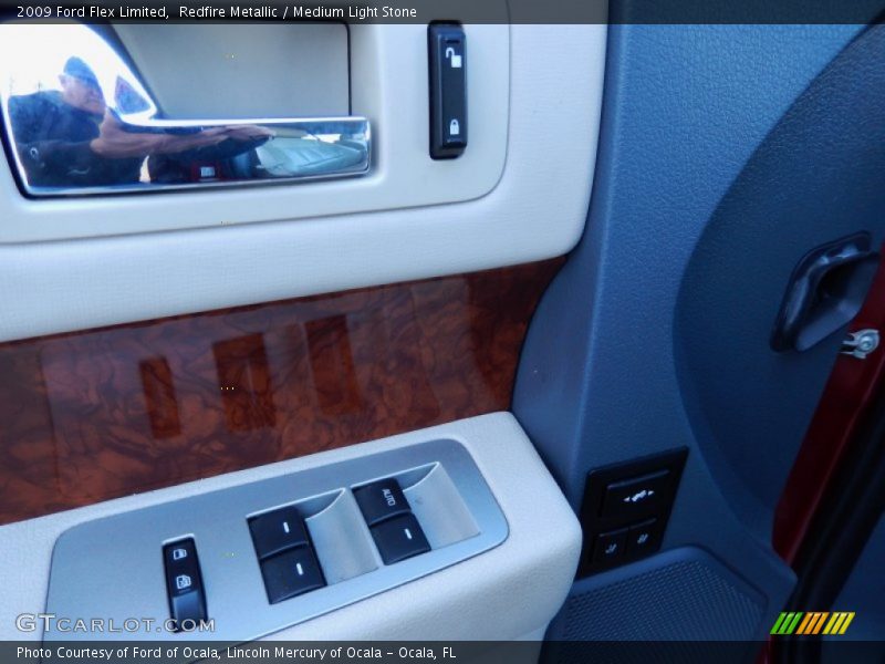 Redfire Metallic / Medium Light Stone 2009 Ford Flex Limited