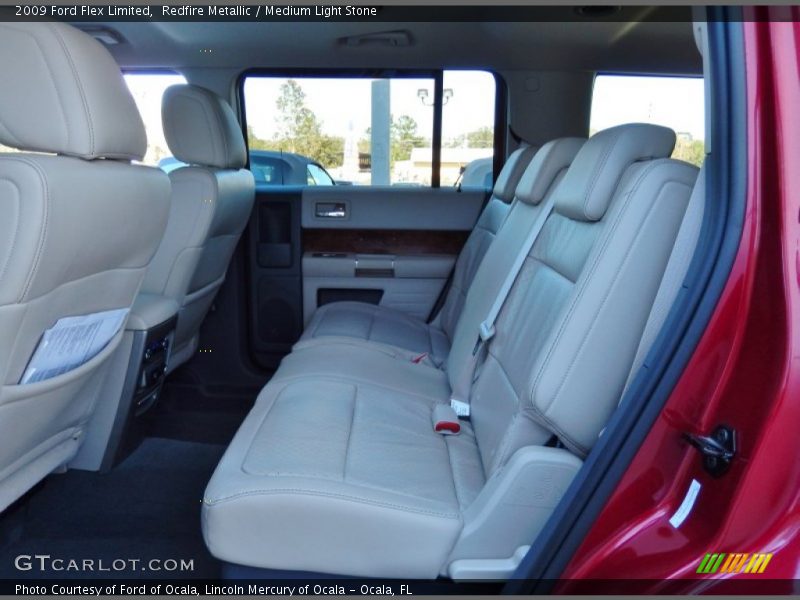 Redfire Metallic / Medium Light Stone 2009 Ford Flex Limited