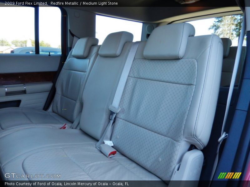 Redfire Metallic / Medium Light Stone 2009 Ford Flex Limited