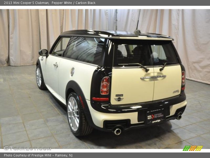 Pepper White / Carbon Black 2013 Mini Cooper S Clubman