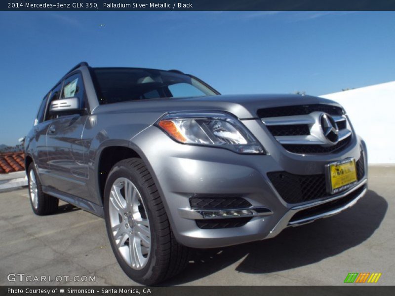 Palladium Silver Metallic / Black 2014 Mercedes-Benz GLK 350
