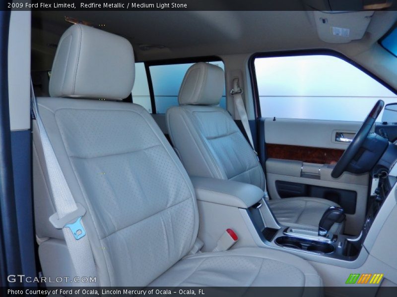 Redfire Metallic / Medium Light Stone 2009 Ford Flex Limited