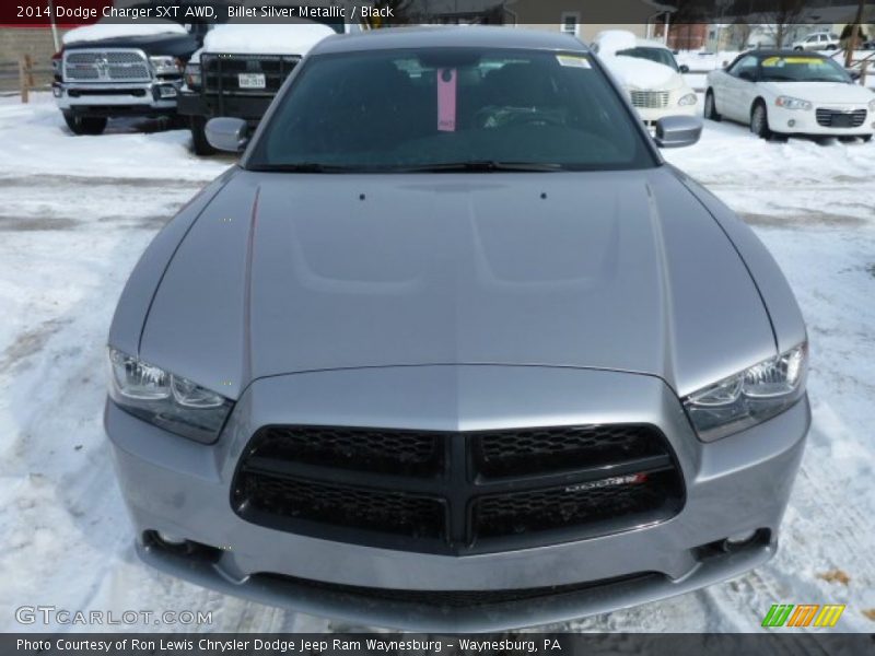 Billet Silver Metallic / Black 2014 Dodge Charger SXT AWD