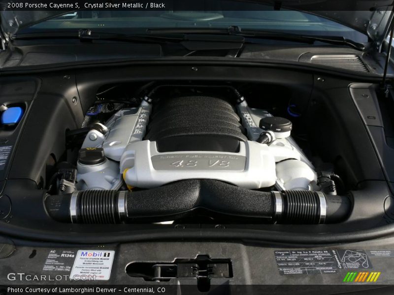 Crystal Silver Metallic / Black 2008 Porsche Cayenne S
