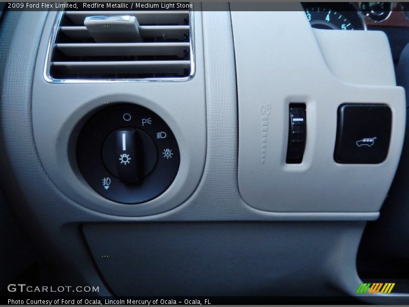 Redfire Metallic / Medium Light Stone 2009 Ford Flex Limited