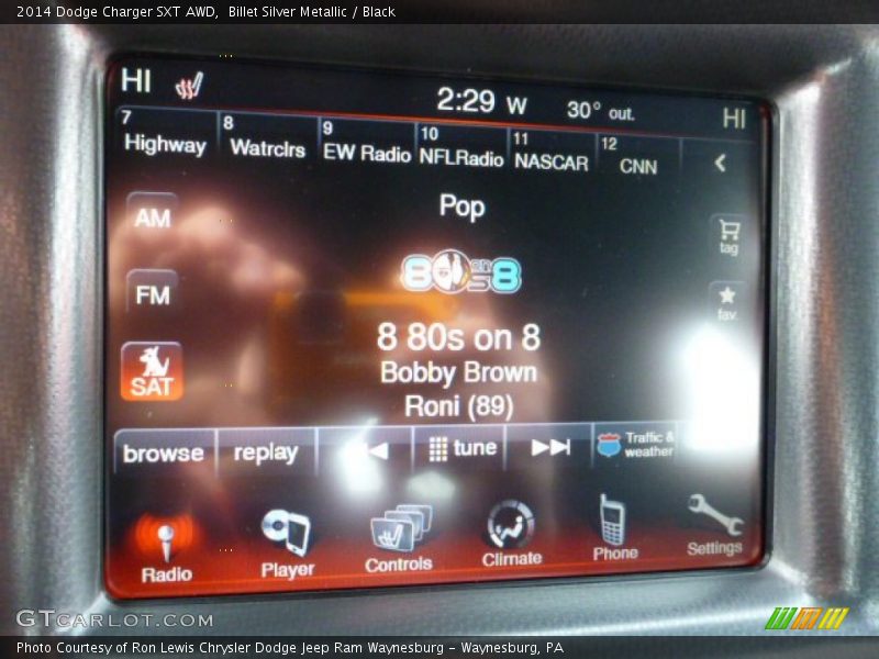 Billet Silver Metallic / Black 2014 Dodge Charger SXT AWD