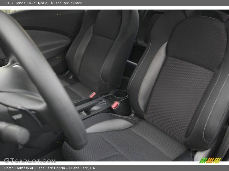 Front Seat of 2014 CR-Z Hybrid