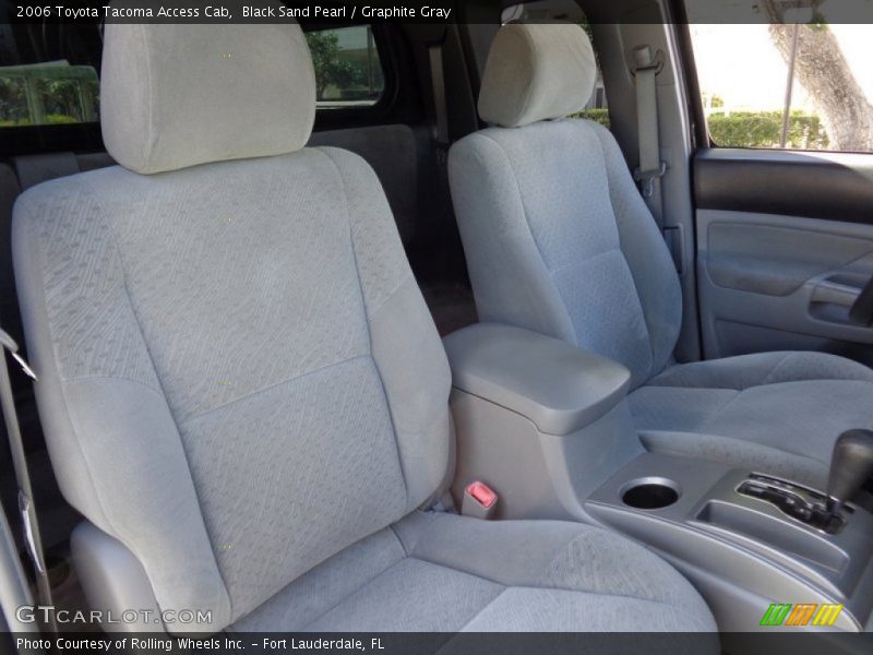 Black Sand Pearl / Graphite Gray 2006 Toyota Tacoma Access Cab