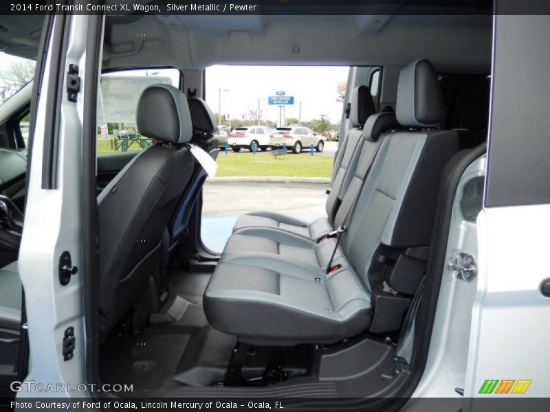 Rear Seat of 2014 Transit Connect XL Wagon