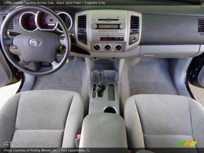 Black Sand Pearl / Graphite Gray 2006 Toyota Tacoma Access Cab