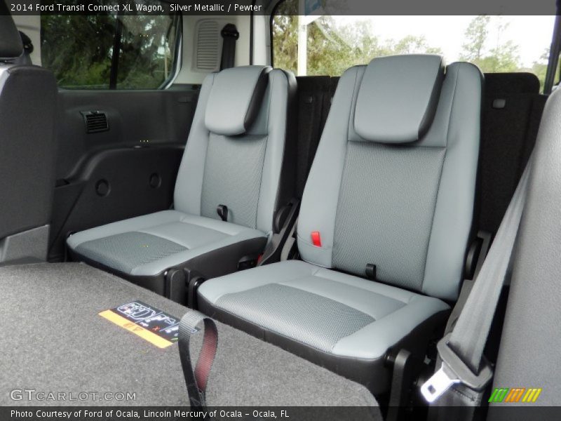 Rear Seat of 2014 Transit Connect XL Wagon