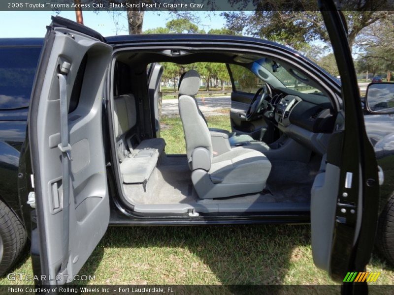 Black Sand Pearl / Graphite Gray 2006 Toyota Tacoma Access Cab