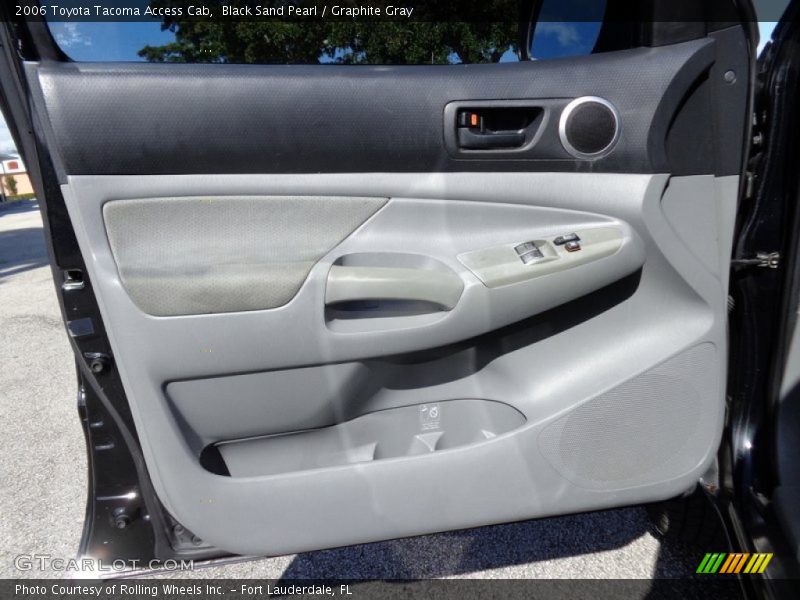 Black Sand Pearl / Graphite Gray 2006 Toyota Tacoma Access Cab