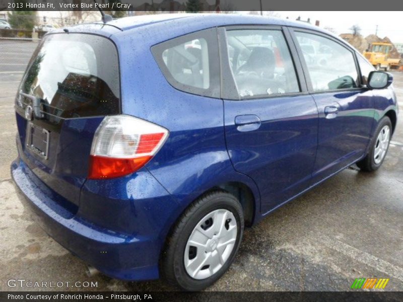 Vortex Blue Pearl / Gray 2013 Honda Fit