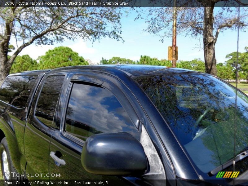 Black Sand Pearl / Graphite Gray 2006 Toyota Tacoma Access Cab