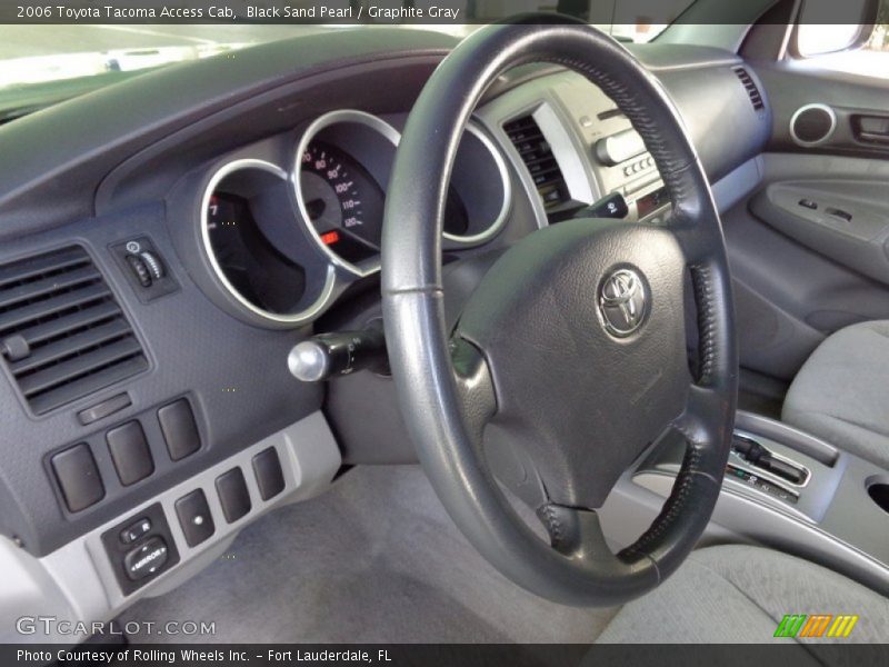 Black Sand Pearl / Graphite Gray 2006 Toyota Tacoma Access Cab
