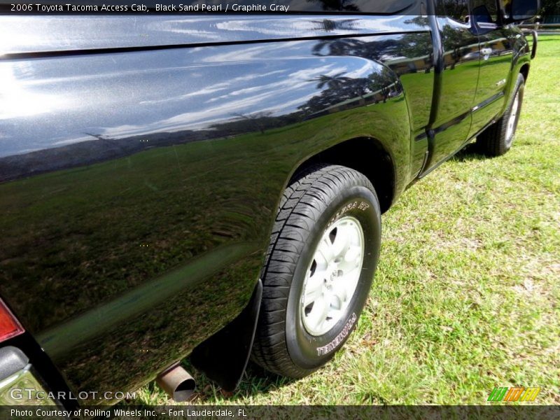 Black Sand Pearl / Graphite Gray 2006 Toyota Tacoma Access Cab