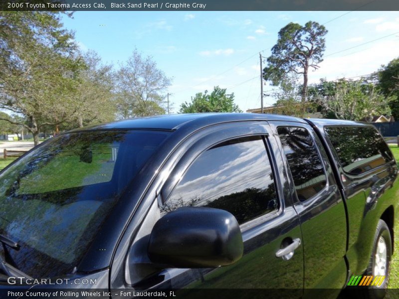 Black Sand Pearl / Graphite Gray 2006 Toyota Tacoma Access Cab