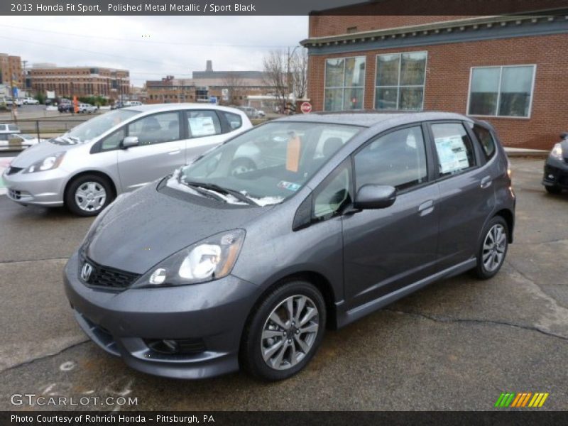 Polished Metal Metallic / Sport Black 2013 Honda Fit Sport