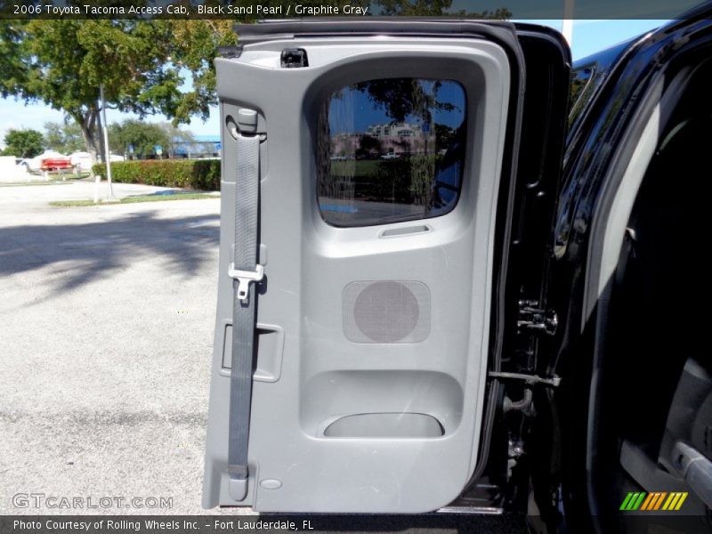 Black Sand Pearl / Graphite Gray 2006 Toyota Tacoma Access Cab