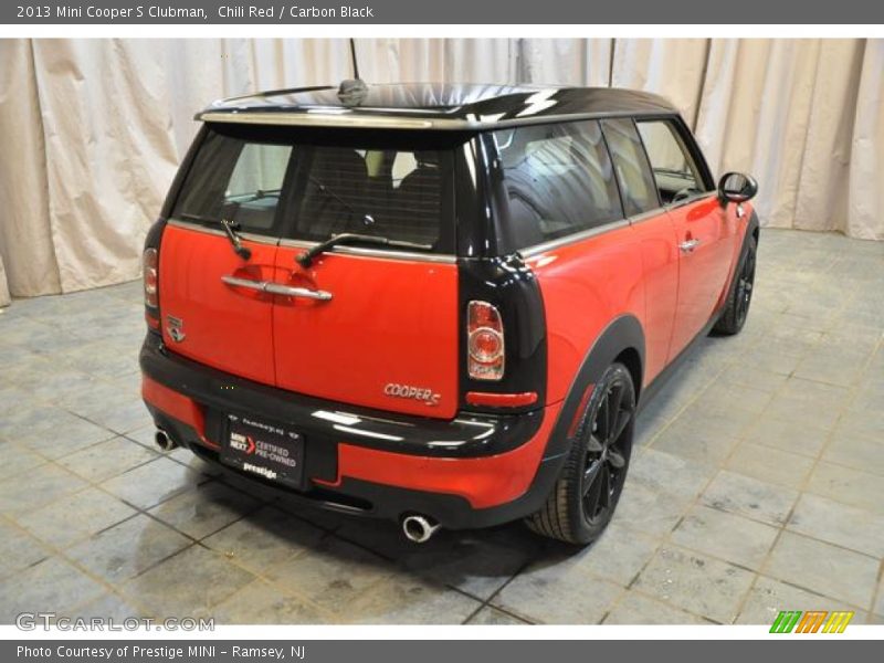 Chili Red / Carbon Black 2013 Mini Cooper S Clubman