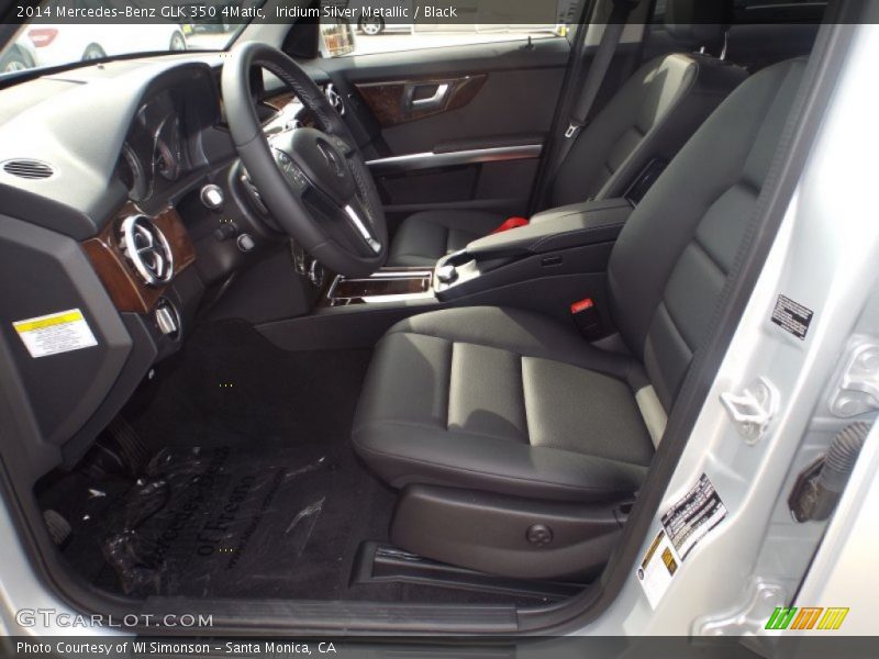 Front Seat of 2014 GLK 350 4Matic