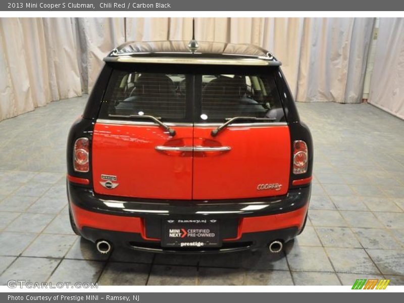 Chili Red / Carbon Black 2013 Mini Cooper S Clubman