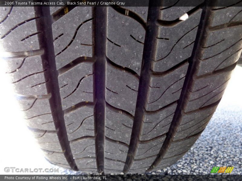 Black Sand Pearl / Graphite Gray 2006 Toyota Tacoma Access Cab