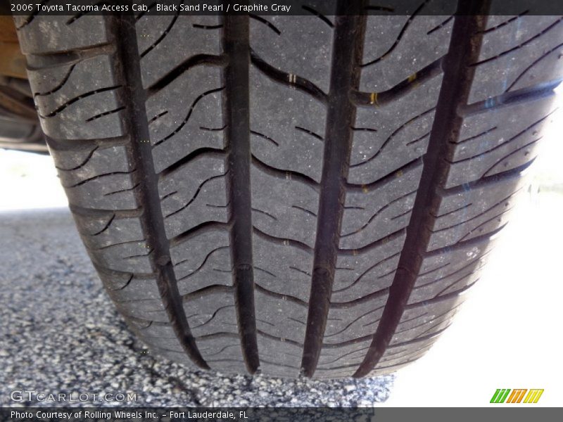Black Sand Pearl / Graphite Gray 2006 Toyota Tacoma Access Cab
