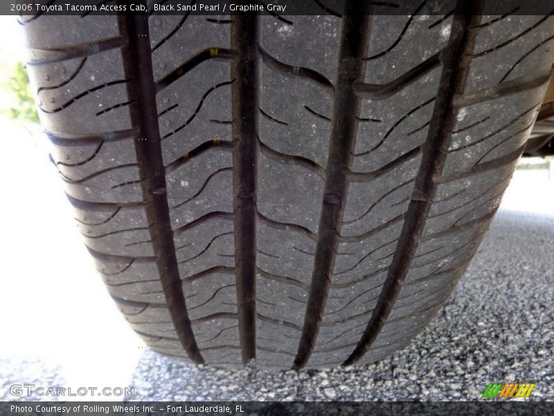 Black Sand Pearl / Graphite Gray 2006 Toyota Tacoma Access Cab